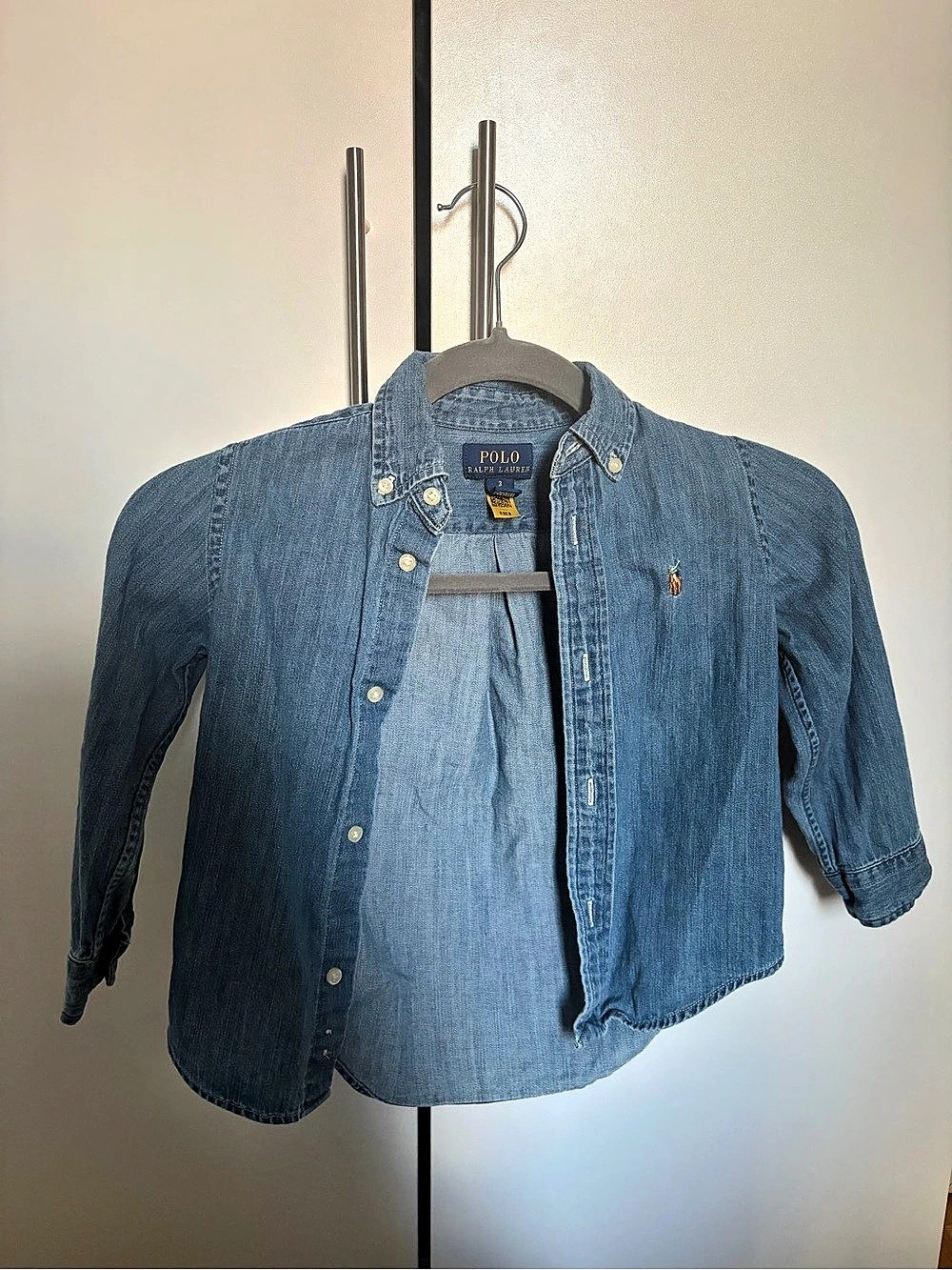 Polo Ralph Lauren Cotton Denim Shirt Blue Button Down